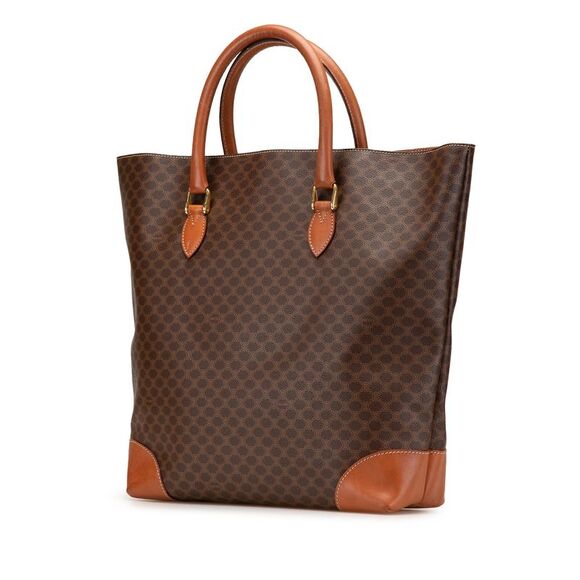 Celine Macadam Coated Canvas Tote - Picture 1 of 6